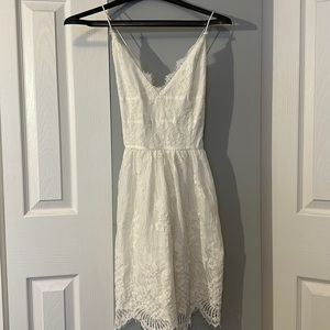 Two Sisters White Lace Dress.